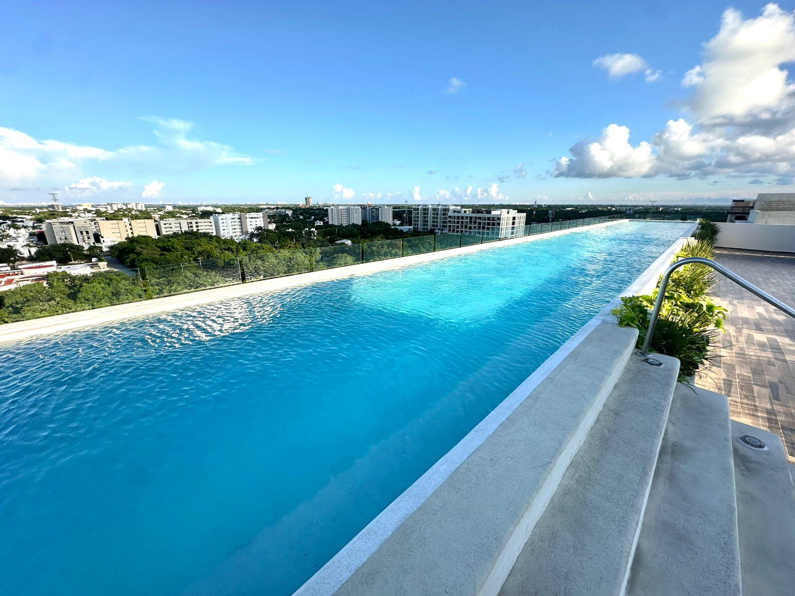 Vendo Hermoso Departamento en Areka Towers Cancún | 2 Recámaras con Terraza y Amenidades de Lujo