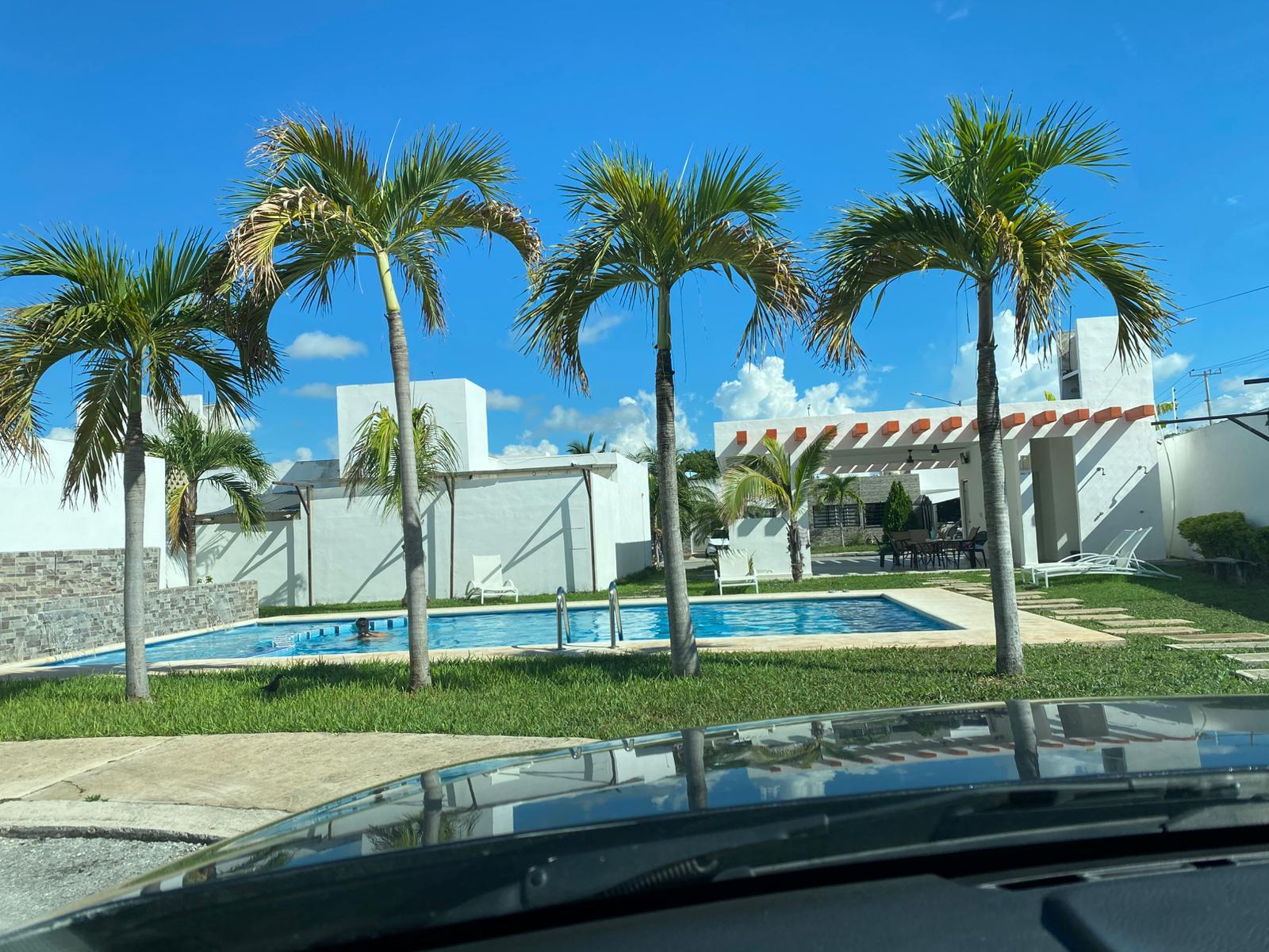 Casa de 1 Nivel en Renta en Delicias del Sur 1, Cancún – 2 Recámaras, Alberca y Seguridad 24/7