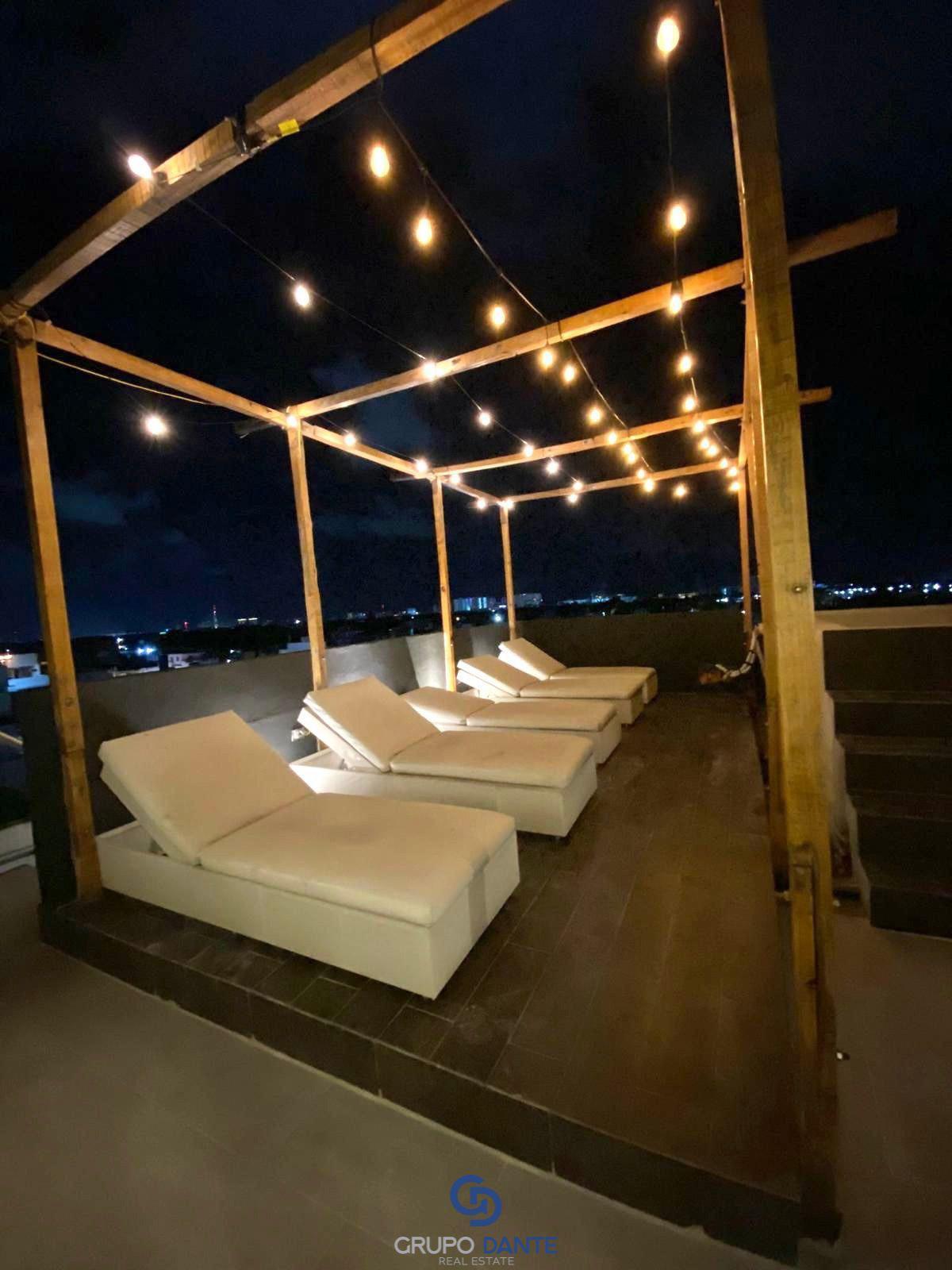 Condo Equipado en Renta en SM 503 Cancún – 1 Recámara con Albercas, Rooftop y Servicios Incluidos