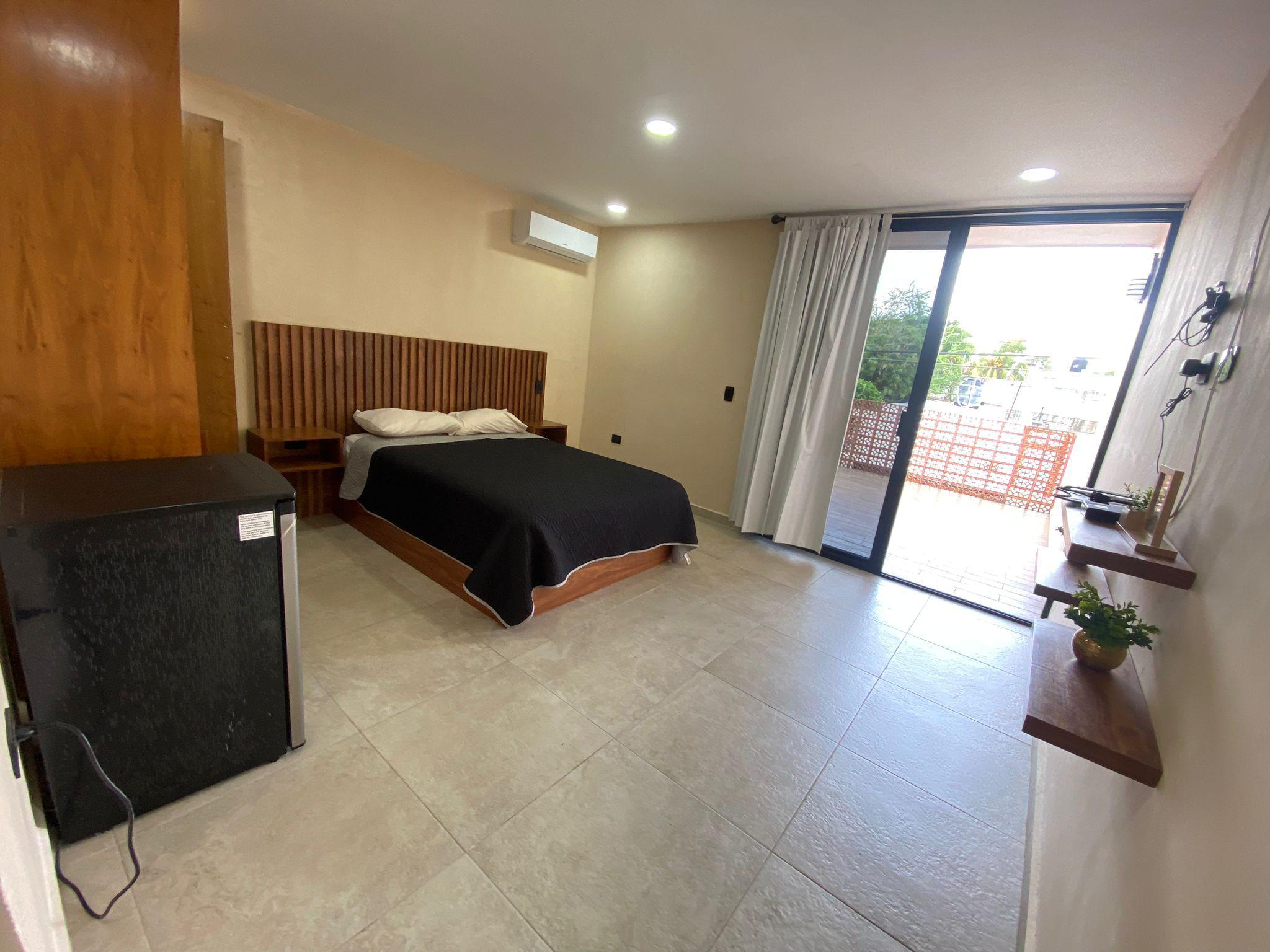 Estudio Amueblado en Renta en Donceles, Cancún – Terraza Privada y Alberca